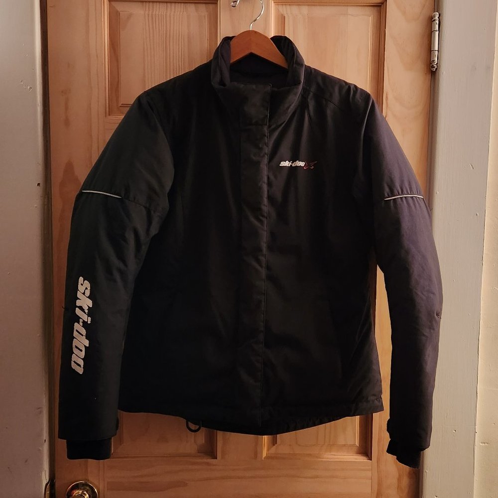 Ski-Doo X Snowmobile Snow Ski Jacket Black Red Medium
